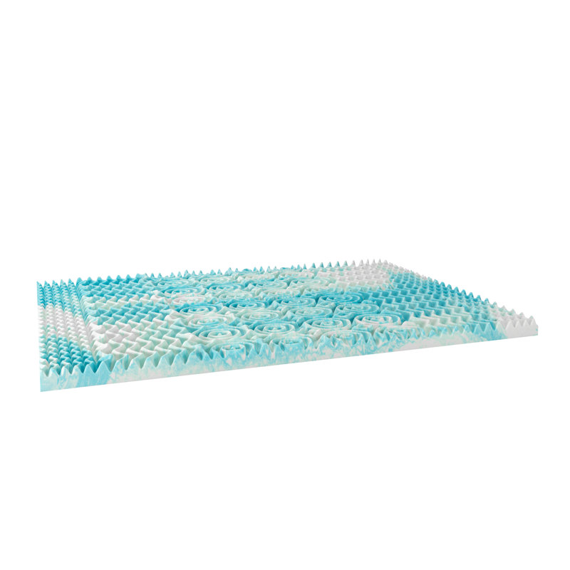 Memory Foam Mattress Topper, Gel Infused Foam Mattress Topper For Pressure Relief, Twin, 4"