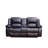 Convergent Faux Leather Reclining Loveseat-121434447-121434446