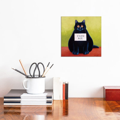 «Fat Cat» par Vicky Mount - reproduction d'art