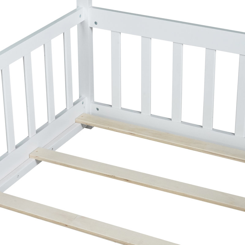 Lit à baldaquin pour enfants Soild, Blanc