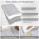 Bordered Design Machine Washable Rug with Rubber Backing for Living Room Modern Non-Slip Dining Room Rug Easy-Cleaning Floor Carpet for Bedroom