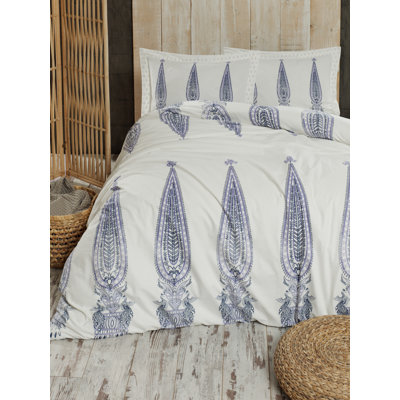 Penhook Cotton No Pattern Duvet Cover with Pillowcases