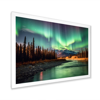 «Yukon Northern Lights Beauty I», reproduction sur toile