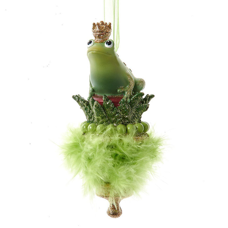 Ornement de grenouille 6,25 pouces Kurt Adler