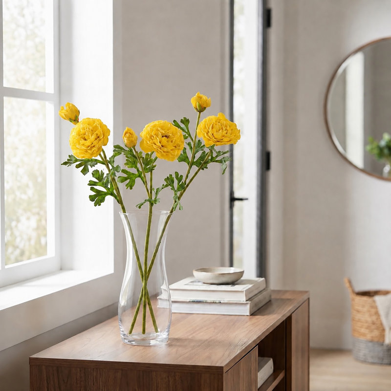 Ranunculus Clooney 19 po Just Cut , Jaune