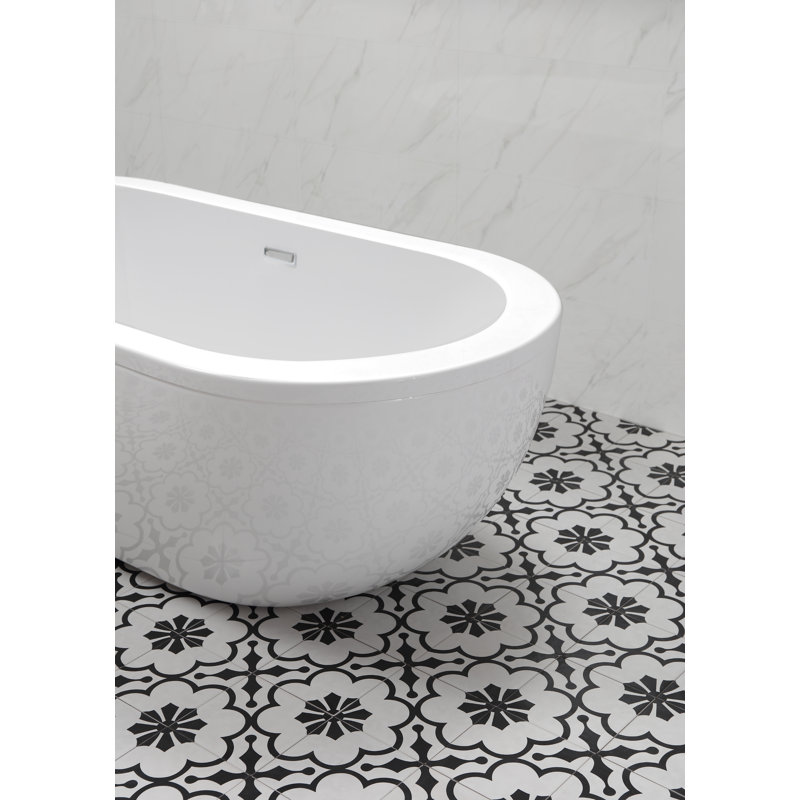 Sacha 71'' x 34'' Soaking Acrylic Bathtub