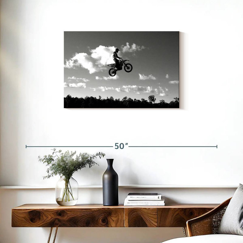 Sireci Midair Dirt Bike, 20" H x 30" W