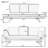 41'' Wide Wood Patio Daybed with Cushions-1534890186