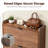 12 Pair Shoe Storage Cabinet, Modern Entryway Shoe Organizer with Geometric Doors