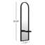Applique murale en acier inoxydable 25,2 po Alpo