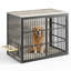 Meuble de 48 po avec cage rotative pour chien-117060506