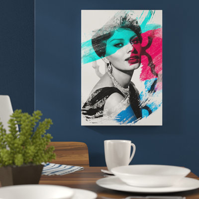 Sophia Loren - Wrapped Canvas