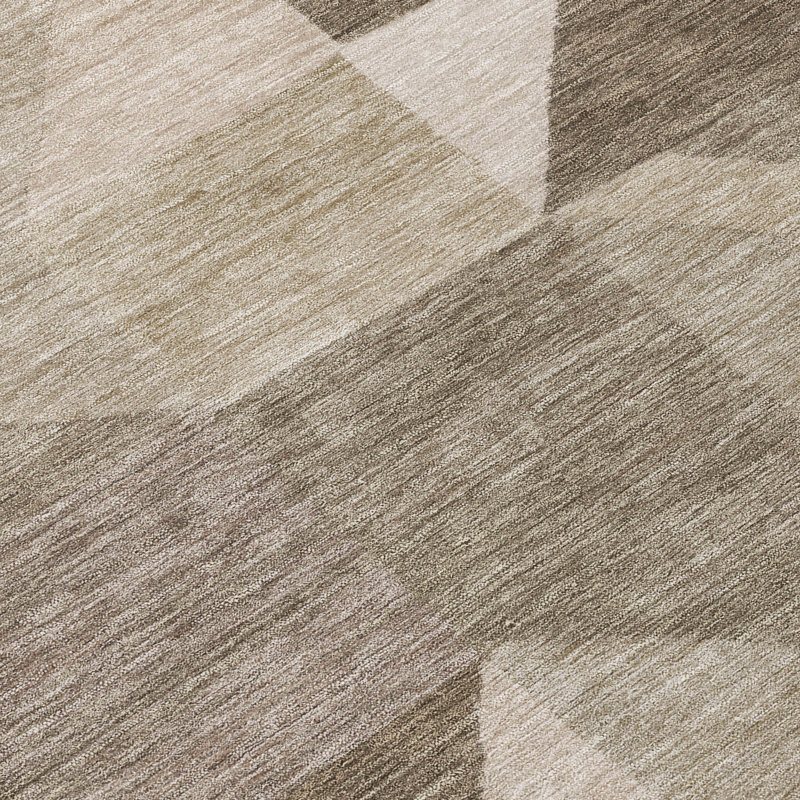 Machine Washable Indoor/Outdoor Jourdan ACN2373 Geometric Rug, Rectangle 10' x 14'