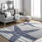 Thomas Paul Starfish and Striped Gray Rug-48116422