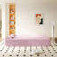 Canapé-lit moderne avec 2 coussins, canapé-lit convertible en tissu rembourré de mousse, matelas pliant pour lit simple de 15 po pour le salon, lit d'invité, salle de jeux, sans assemblage requis, rose-145452134