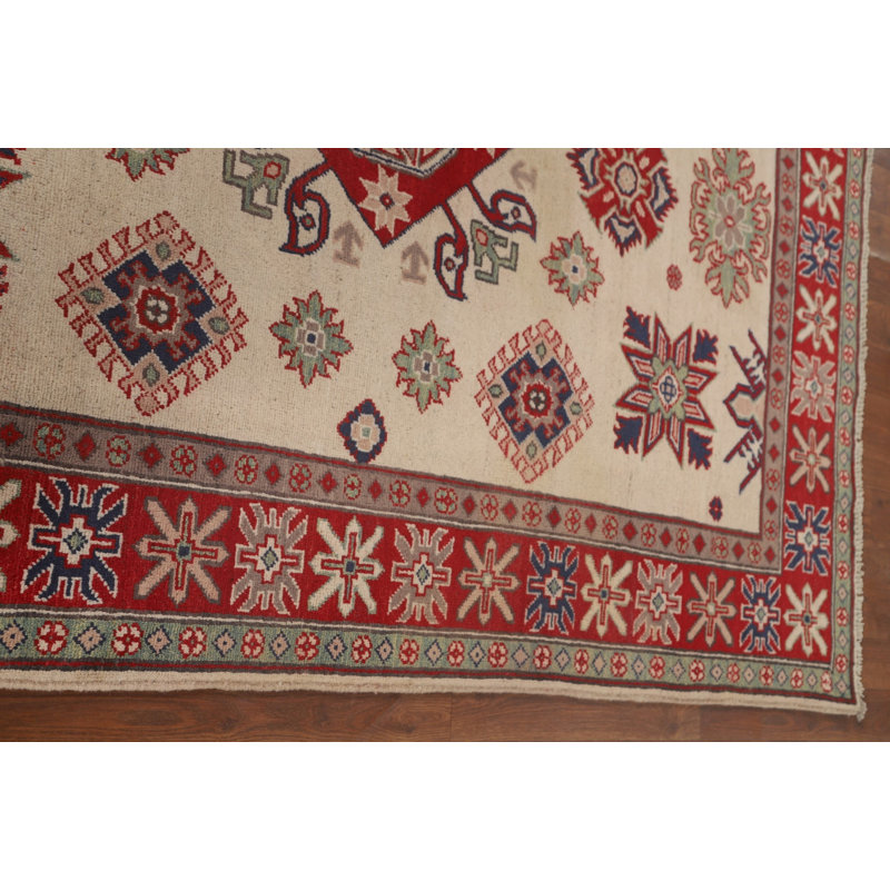 Tapis oriental ivoire Kazak