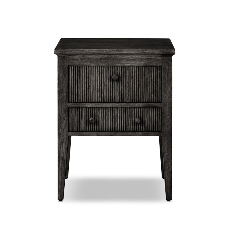 Bush Nightstand, Distressed Black