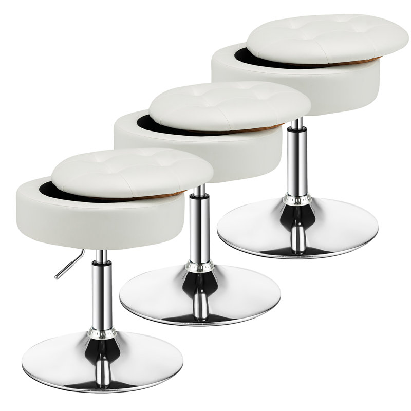 Accent Stool, White