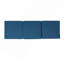 Coussin de remplacement pour chaise longue, bleu