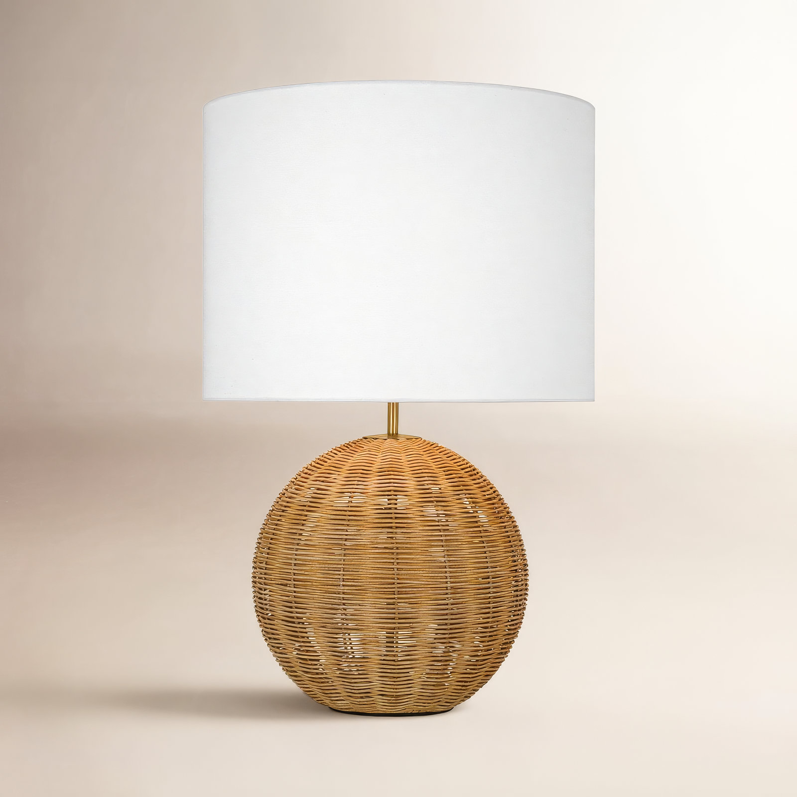 Table Lamp, 24.25" H x 16.25" W x 16.25" D