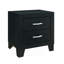 Table de chevet noire