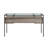 Wingfield 56" 2-Drawer Glass-Top Writing Desk-461367041