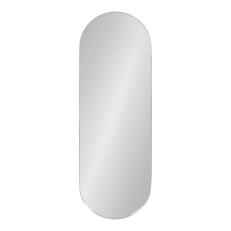 Miroir pleine grandeur Fabron, Argent, 48 po x 16 po