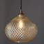Alfhild 1 - Light Brass Teardrop Pendant