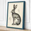 Watchful Hare Botanical - Wrapped Canvas-1885831691-1885831740