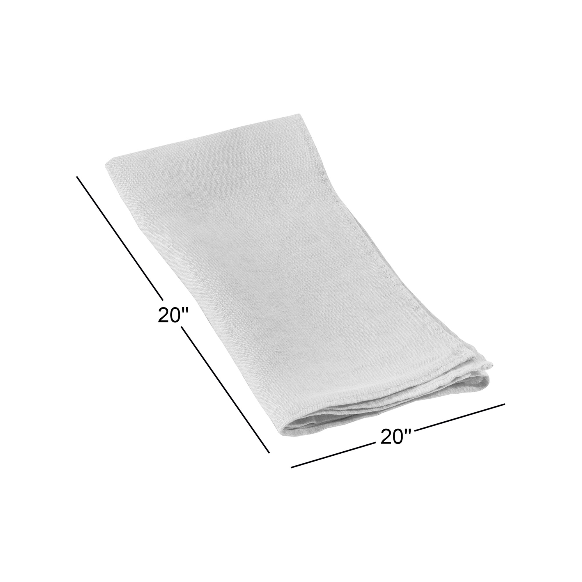 Bonn 4 Piece Napkin Set, Ivory