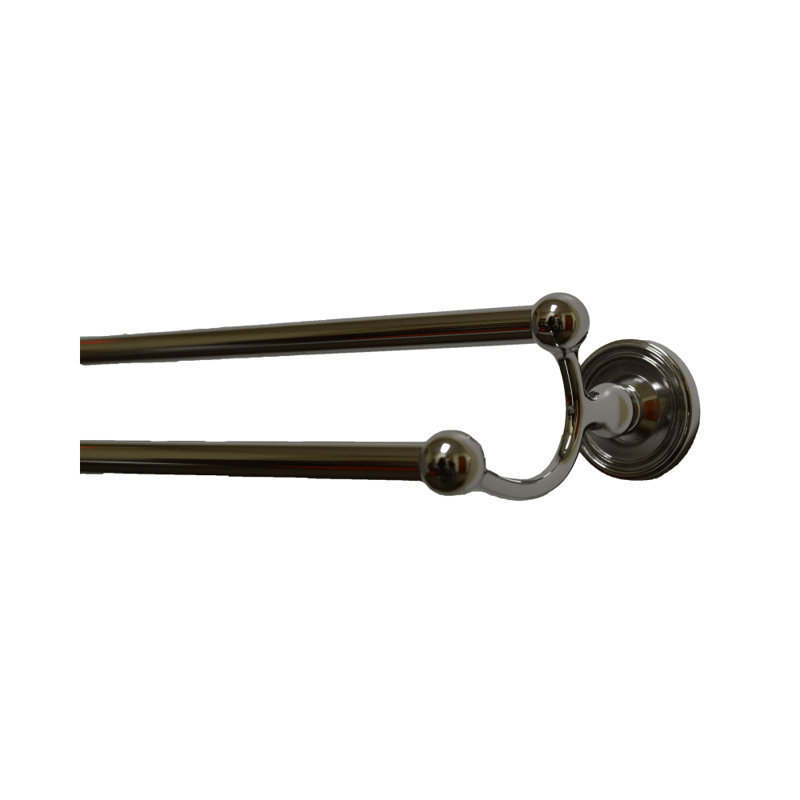 Porte-serviettes mural double 24 po Bradford, Chrome poli