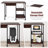 Clintondale Metal Base Writing Desk