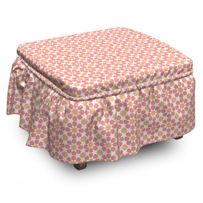 Box Cushion Ottoman Slipcover