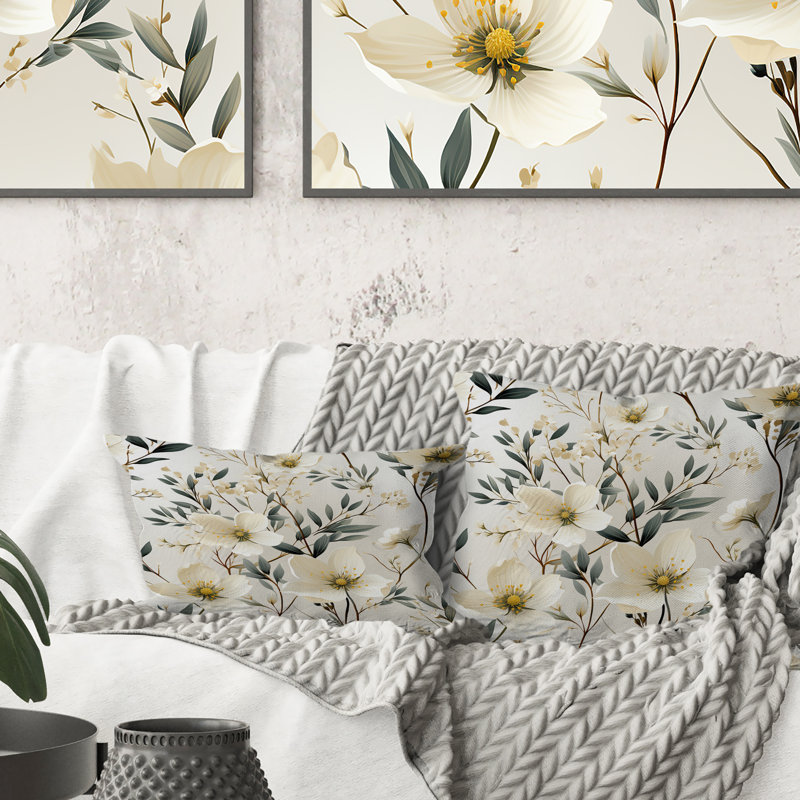 Coussin décoratif, H 16 po x l 16 po