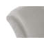 Chaise d'appoint rembourrée en mastic gris Daughtery