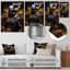 Gotham Greenery Batman Blooms - art mural Pop Art en métal-1631946005