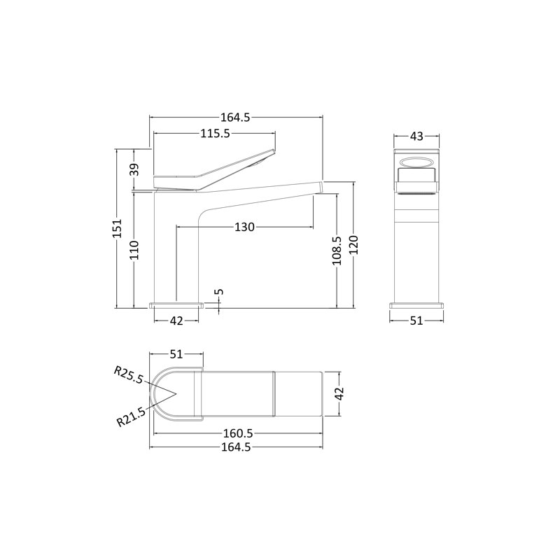 Soar Mono Basin Mixer