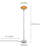 Luisangel 66'' Polished Torchiere Floor Lamp