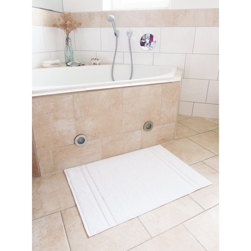Bath Rug, White