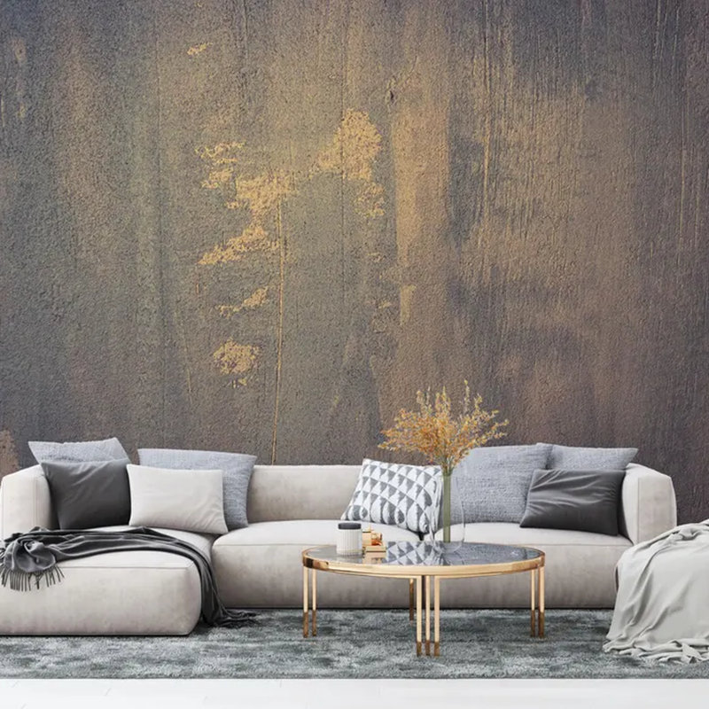 Murale patine bronze foncé, L 204 po x l 114 po