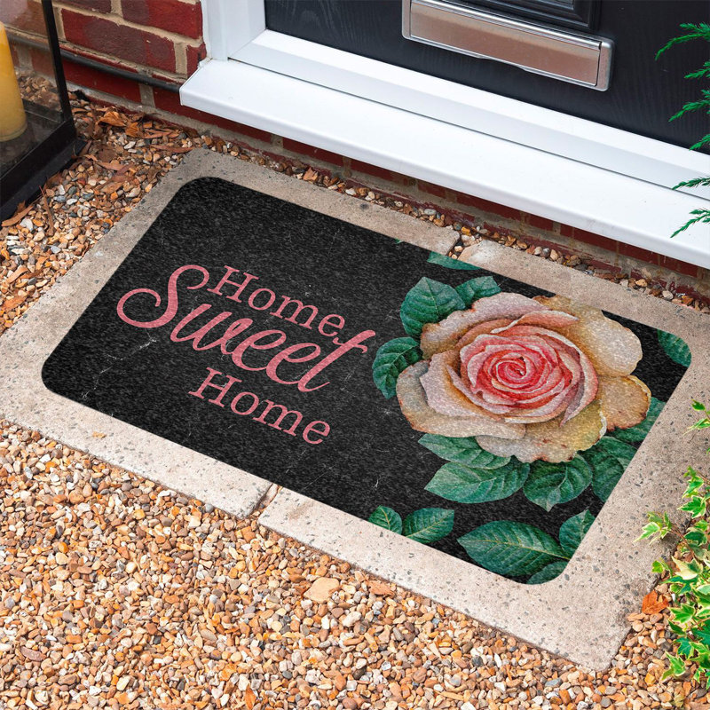 Durable PVC Doormat, Non-Slip Underside, 15.7 x 27.6 inches | 100% Weather-Resistant PVC Material | Ideal for Indoor & Outdoor Use, Easy to Clean, Stylish Design for Home Entryways & Patios