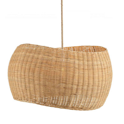 Luminaire suspendu en rotin Angelo