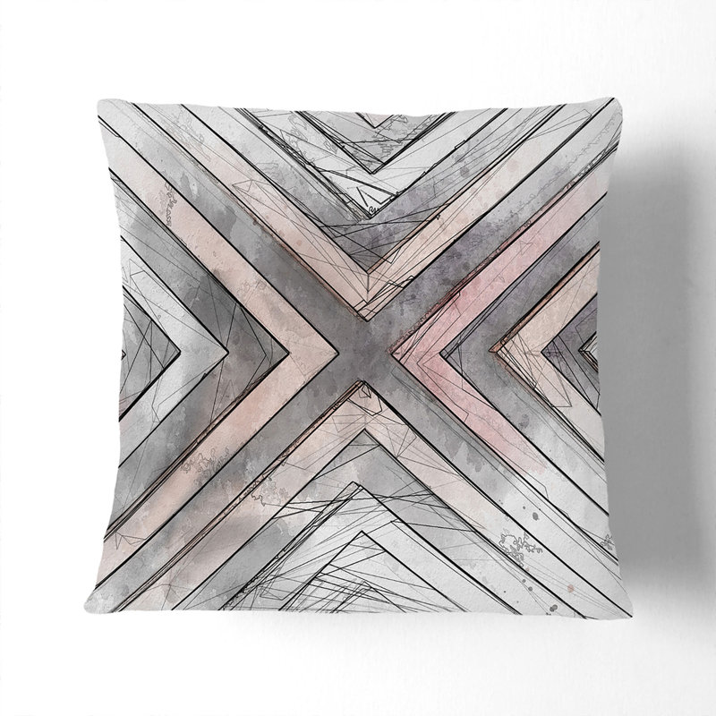 Square Cushion, White, 40cm H x 40cm W x 15cm D