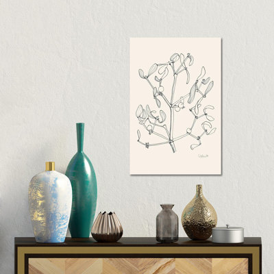 «Misteltoe», reproduction d'art à l'encre sur toile encadrée