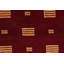 Hand-Knotted High-Quality Wine and Orange Area Rug