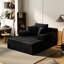 Fauteuil inclinable intérieur, très grand canapé-lit rembourré, canapé moderne à assise profonde, lit confortable en velours côtelé, convient au salon et à la chambre à coucher, aucun assemblage requis
