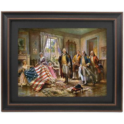 The Birth Of Old Glory by Edward Moran | Framed Print