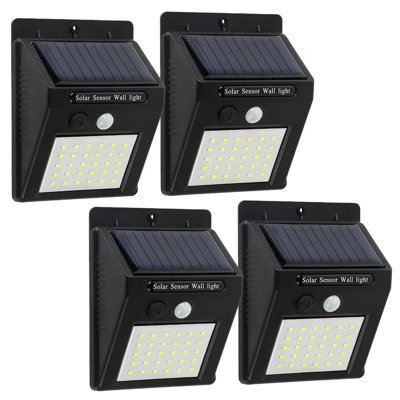 Outdoor 30LED Solar Power Motion Sensor Lights Waterproof Security Flood Light with Motion Sensor