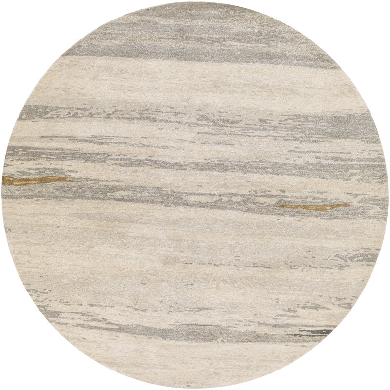 Tapis touffeté à la main Beauchamp, Rond 8 pi
