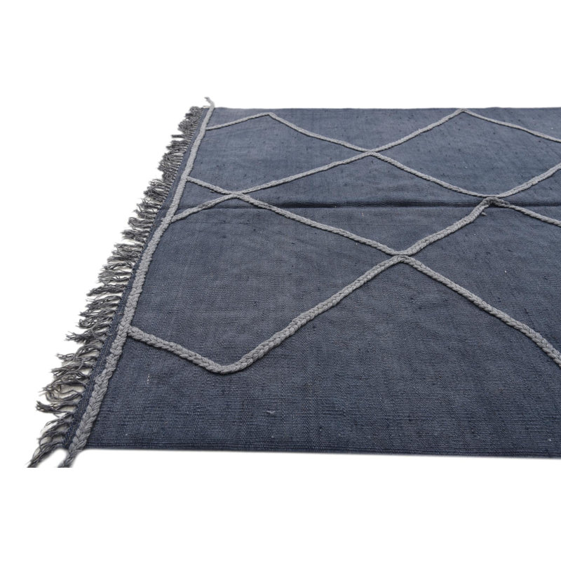 Orta Navy Blue Rug